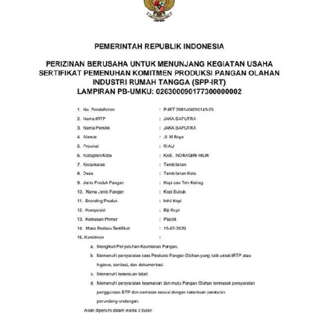 Liberika Inhil: Peluang Potensi Investasi di Industri Kopi Lokal